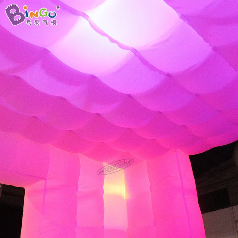 Free Shipping 3.4x3x2.5 Meters Inflatable Cube Event Tent With LED Lights For Sale - BG-T0321 5