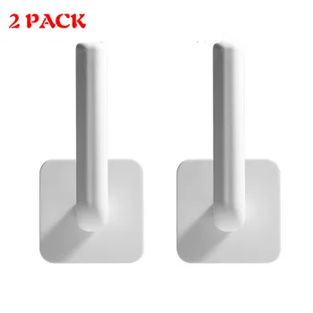 

2pcs Toilet paper holder stand Hole-Free Paper Holder Tissue Rack Wall-Mounted Shelf home bathroom Roll Paper Storage Organizing