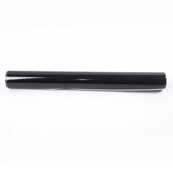 

1pc Glossy Car 5D Carbon Fiber Vinyl Wrap Sheet Roll Film Sticker Decal 30*152cm