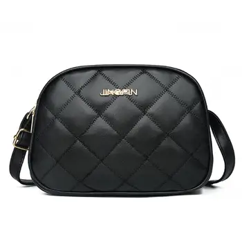 

Fashion PU Leather Crossbody Bags Women Three Layers Durable Shoulder Messenger Handbags Ladies Solid Color Purse