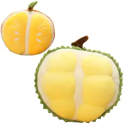 Juguete de felpa de fruta, accesorio de fotografía de alta simulación, suave relleno, almohada decorativa para el hogar, almohada de felpa Durian para dormitorio