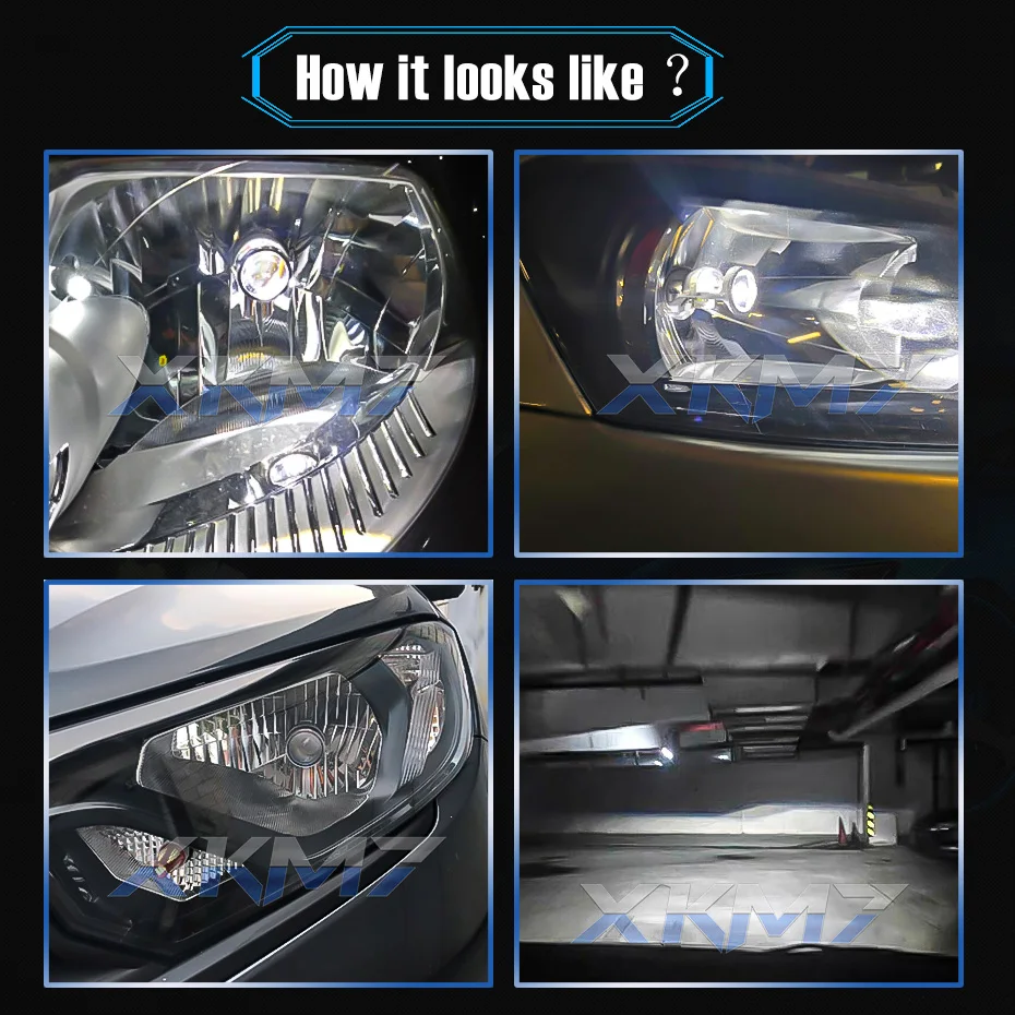 Bi LED Lens Mini H4 9003 для фар Canbus безотказный объектив 1 5 автомобильные лампы аксессуары