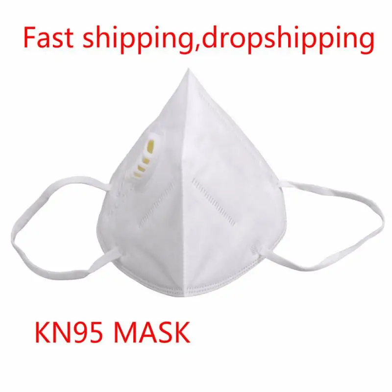 

Fast Dropshipping Reusable KN95 Mask Valved Face Mask FFP3 Mascherine Respirator Face Mask 6 Layer Protection Face Anti-dust Lot