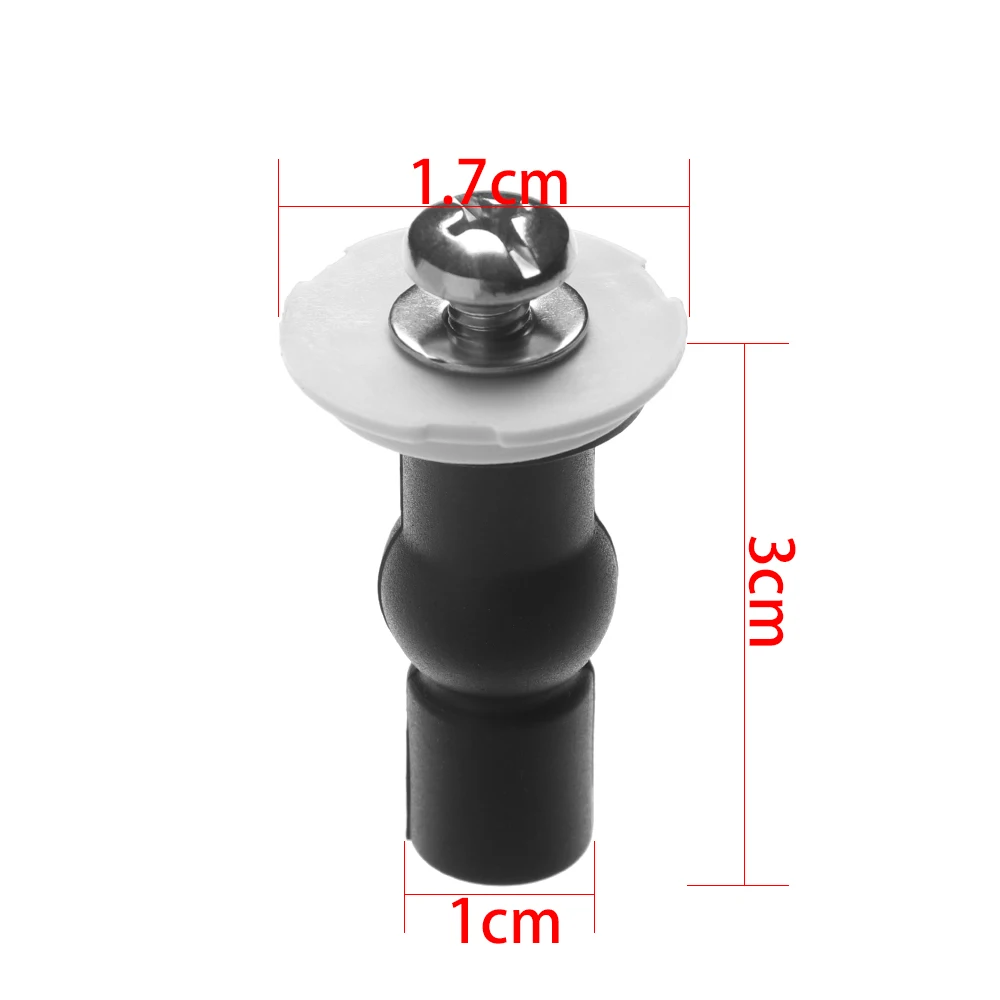 2Pcs Toilet Seat Bolts Hinges Screws Bathroom Nut WC Hole Fixing Fit Kits Screw DIY Repair Tools Universal Replacement Hardware
