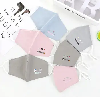 

Adjustable Kids Face Mask Breathing Earloop Respirator Foldable Children Kids Mouth Masks Washable Reusable Masks SN2894