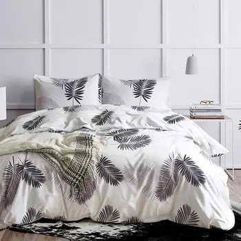 

nordic printing bed cover comforter bedding set duvet cover Queen King bed sets Bedclothes Quilt Cover Pillow case Home Textile
