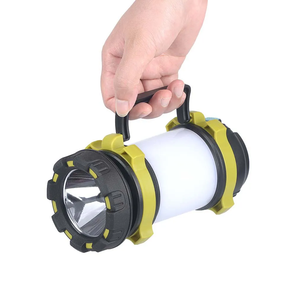 Lanterna de Acampamento Lanterna para Furacão Pesca com Baterias Recarregável Emergência Caminhadas 8000lm Led Usb 17 8000lm led lanterna de acampamento usb recarregável