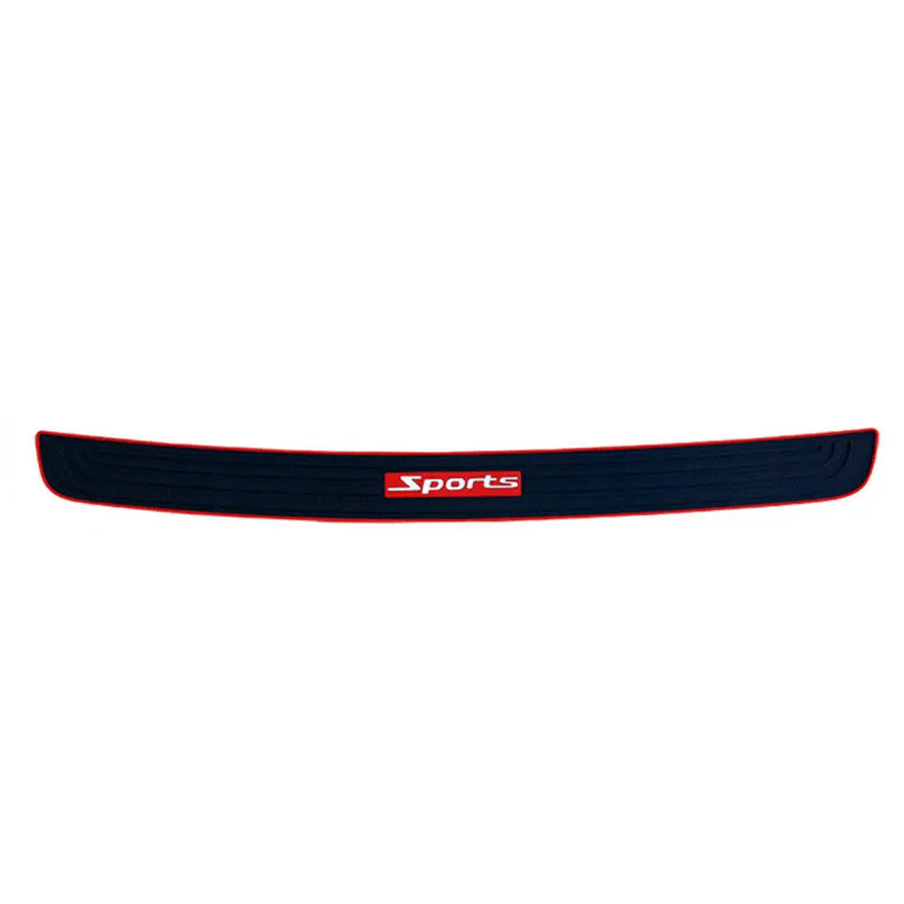 Car Trunk Rear Bumper Guard Pad Protector Anti Scratch Auto Car Trunk Bumper Sill Protection Plate Rubber Cover Trim Car-Styling (9)