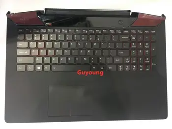 

90% NEW Palmrest for Lenovo IdeaPad Y700 Y700-15 Y700-15ISK Y700-15ACZ Keyboard with Backlit Bezel Upper Cover TOUCHPAD US