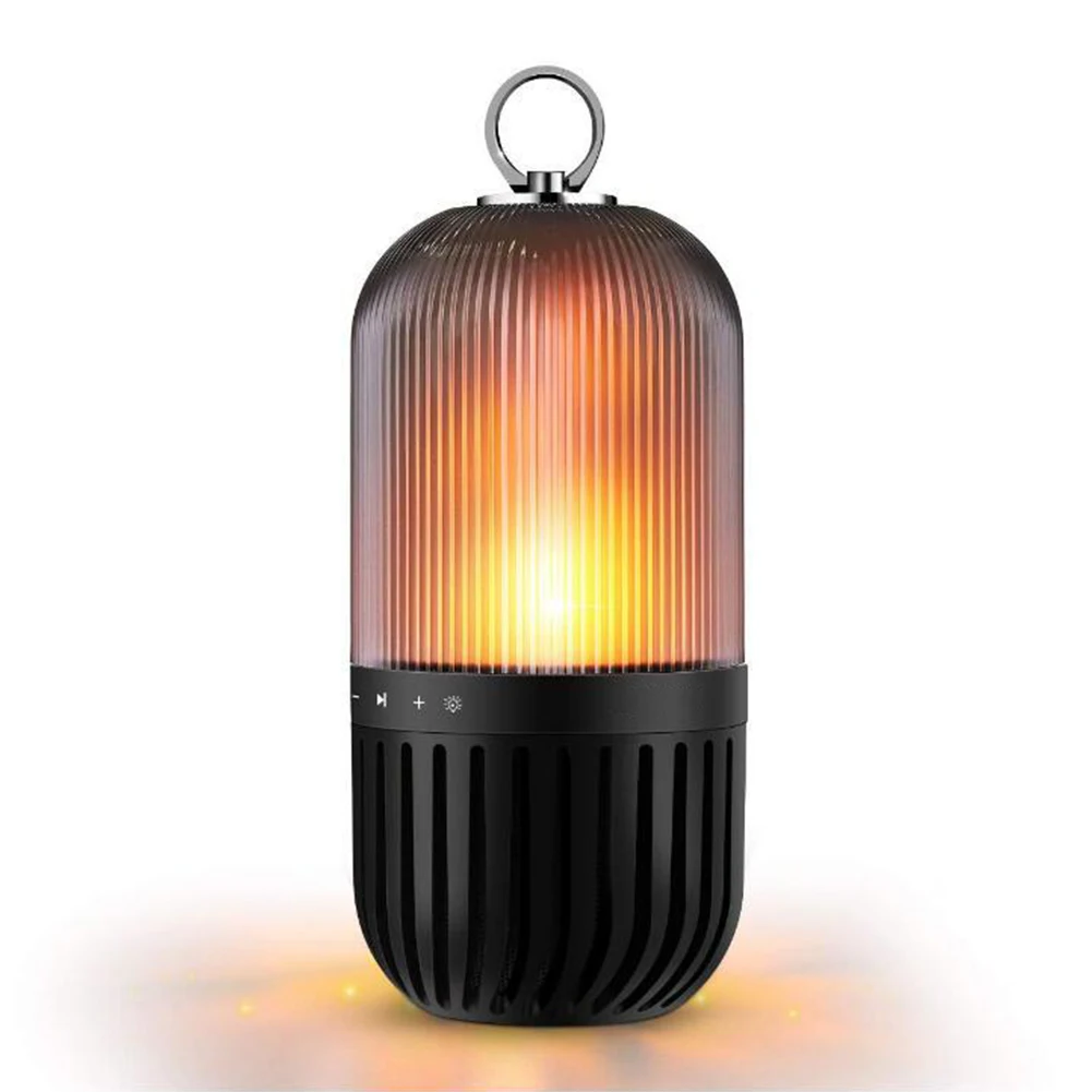

Portable Outdoor Led Wireless USB Speaker Atmosphere Bluetooth Flame Table Lamp Waterproof