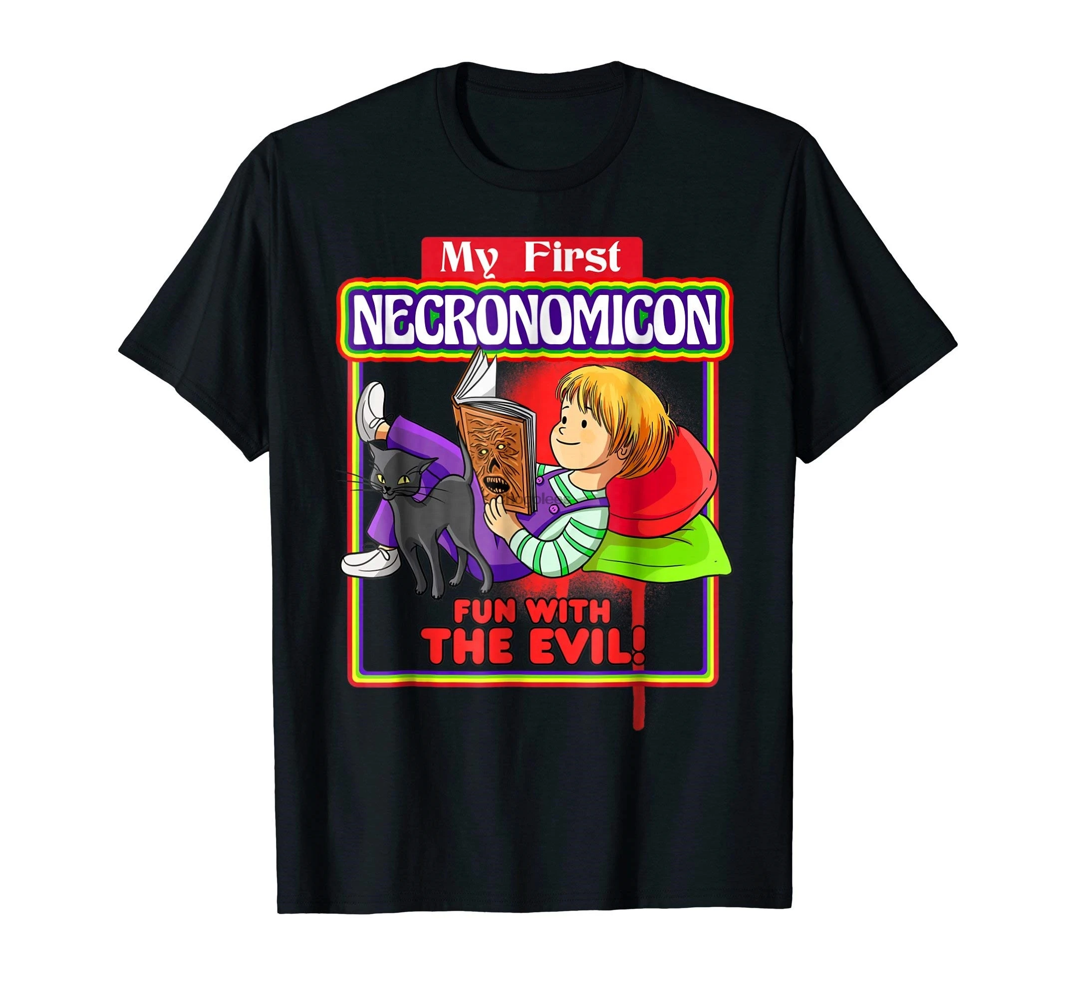 Футболка My first Necronomicon Fun with the Evil колдовство |