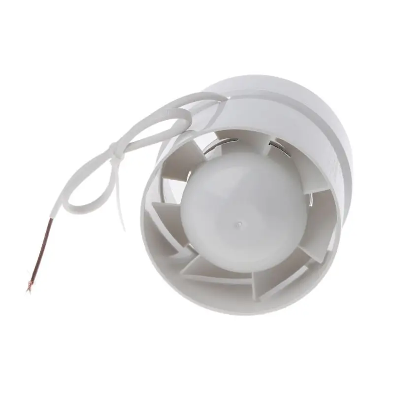 1 шт. 220 В круглый трубный вентилятор воздуховод усилитель вытяжной вентилятор вентиляционное отверстие воздуха " 5" " бесшумный для окна ванная, туалет, кухня