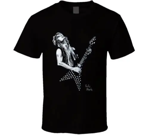 Футболка Randy Rhoads Guitar Tribute футболка в стиле хип-хоп Мужская рок унисекс модные топы