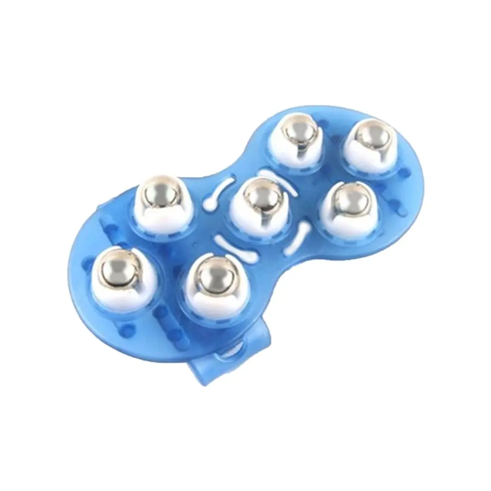 

Massager Tool With 7 Roller Balls Relax Muscle Pain Small Body Massage Glove Neck Leg Back Massage Body Health Care