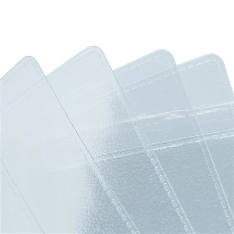 PVC Waterproof Transparent Auto Document Cover Russian Driver's License Case Protect Car ID Card Holder for Men Women for Travel