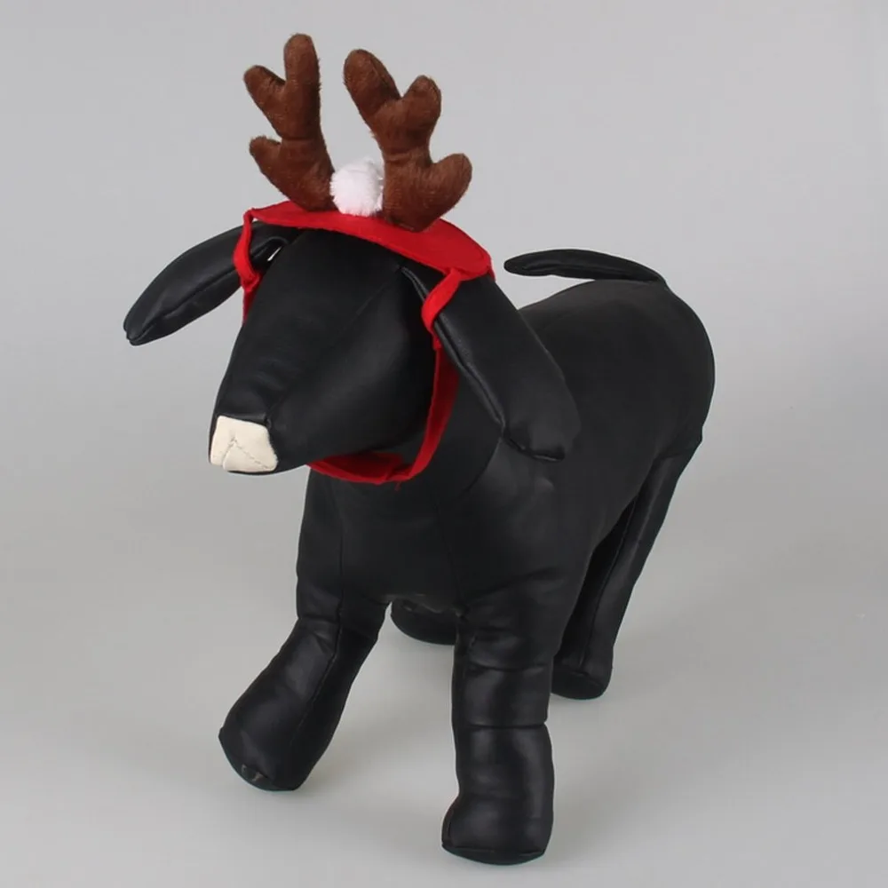 1pc Cute Pet Supplies Antlers Deer Hat for Teddy Puppy Dog Christmas Costume Cap Santa Decals Party Accessories Product YY603900
