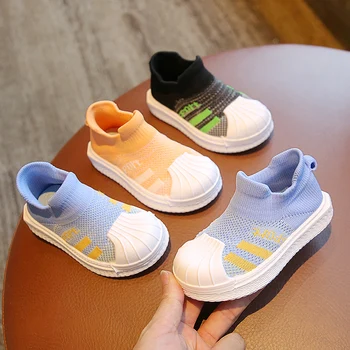 

Child Sport Shoes Single Boots New Fashion Breathable Kids Boy Net Shoes Girls Anti-Slippery Sneakers Baby Shoes #rb-011
