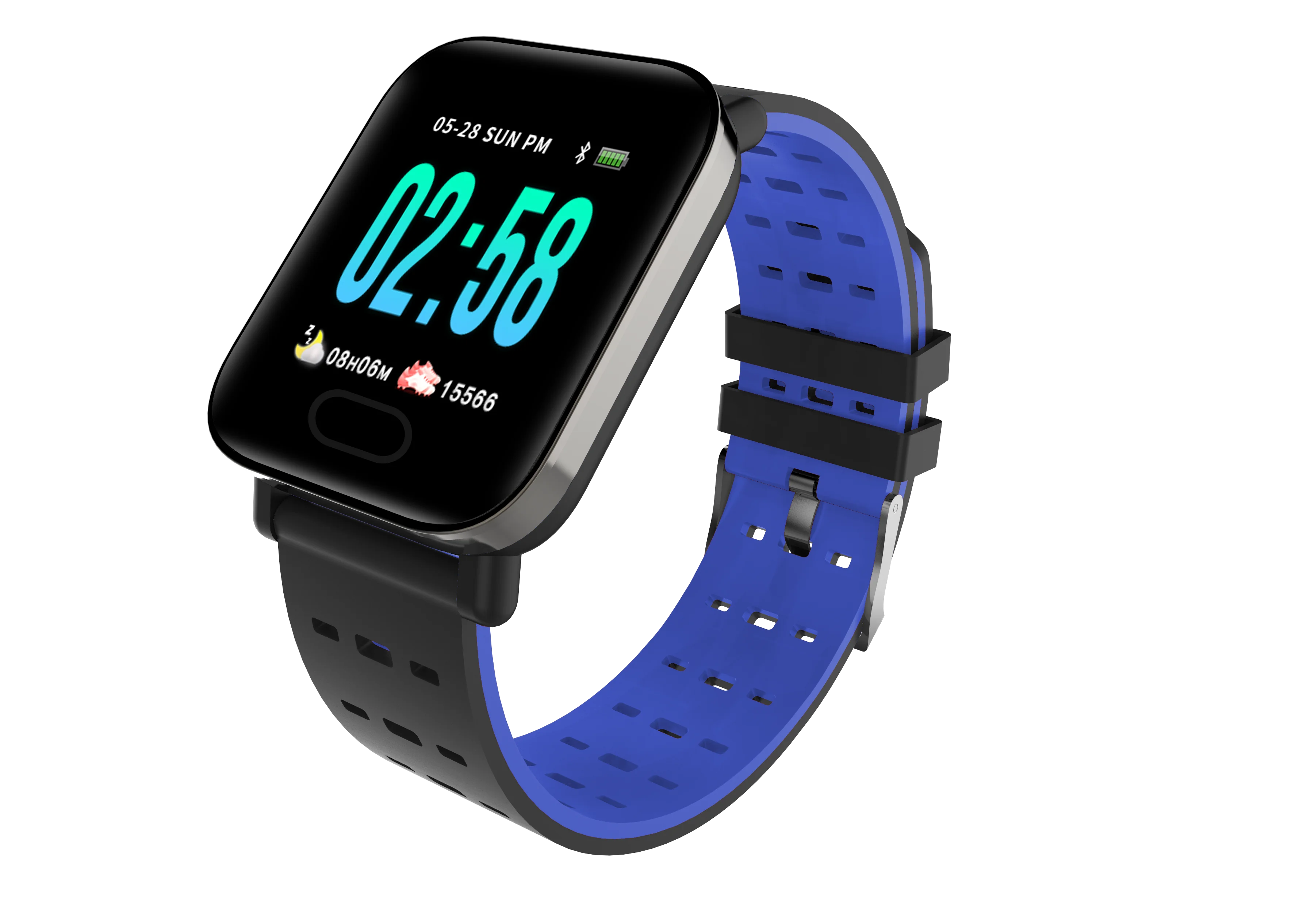 BINSSAW Спортивные Bluetooth Смарт-часы монитор сердечного ритма водонепроницаемый браслет напоминание о звонках приложение уведомления о сообщениях Смарт-часы