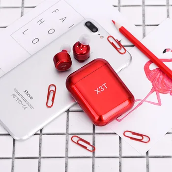

Bluetooth Earphone X3T TWS Mini IPX8 Waterproof Touch Control Wireless Bluetooth Earphones In-Ear Bass Earphone Stereo Earphone