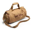 Male Large Capacity Canvas Travel Bags Men Fitness Sports Training Handbag With Shoes Pocket  Black Khaki Shoulder Bag XA32M ► Photo 3/6