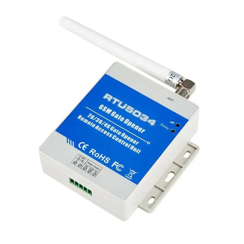 GSM ворота открывалка домашняя сигнализация Автоматическая система безопасности гаражная дверь открывалка RTU5034 широкий рабочее напряжение дизайн 9~ 24 В постоянного тока поставка