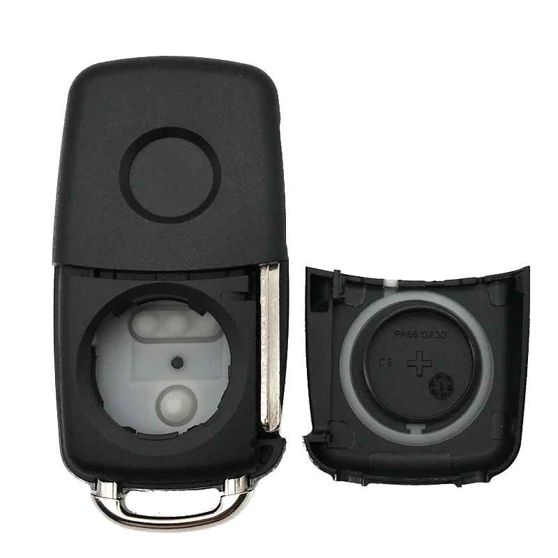 2 3 buttons Car Key Case For VW/VOLKSWAGEN Golf Skoda Polo Jetta MK6 Passat Bora Tiguan MK6 5K0837202AD Remote key shell Fob