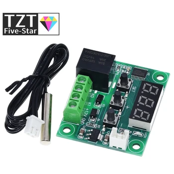 

10PCSW 1209WK W1209 DC 12V LED Digital Thermostat Temperature Control Thermometer Thermo Controller Switch Module + NTC Sensor