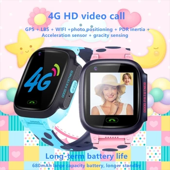 

Y95 4G Kids Smart Watch Waterproof GPS+WIFI+LBS Tracker Phone Watch SOS Video Call for Children Anti Lost Monitor Baby SmartWatc