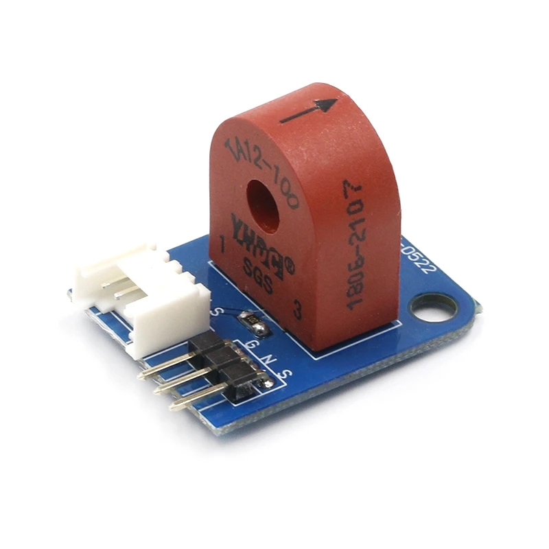 

Analog Current Meter Module AC 0~5A Ammeter Sensor Board for Arduino Based On TA12-100 3PIN Interface Sensor Brick 5V I/O DIY
