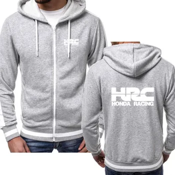 

Men Hoodies for HRC race motorcycle Car Logo Print Hip Hop Casual Harajuku Long Sleeve Mens zipper Jacket Sweatshirts Man HoodyK