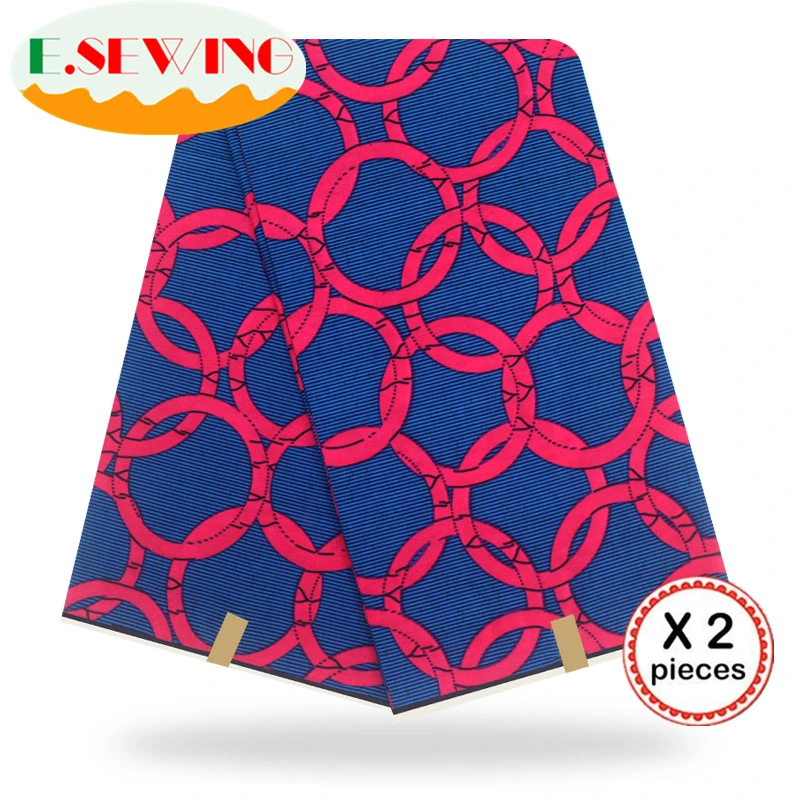 Африканская восковая ткань с принтом Анкара для шитья Анкара африканская ткань 12 ярдов нигерийская хлопковая ткань Гана для платья 90102