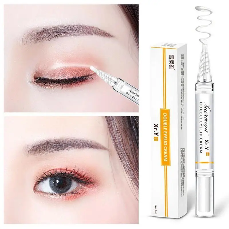 New 5ml Invisible Double Eyelid Styling Cream Natural Permanent Lasting Shaping Gel Women Eye Lift | Красота и здоровье