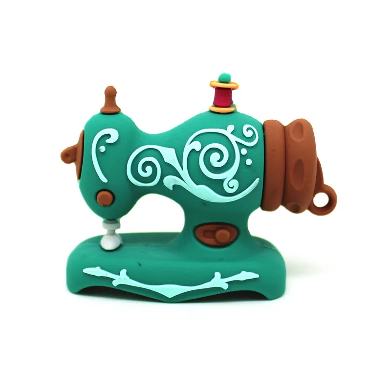 

Cute Sewing machine model 128MB USB Flash Drive 32GB 64GB 16GB 8GB Cartoon Memory Stick 4GB Mini Pendrive U Disk Gift