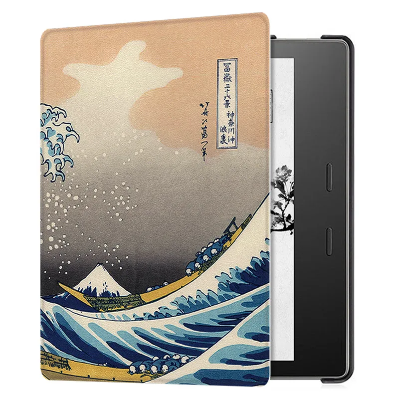 Чехол для " Kindle Oasis 9th Generation- электронная книга читалка, тонкий чехол с функцией автоматического сна/пробуждения Kindle Oasis 2 Чехол - Цвет: Surfing