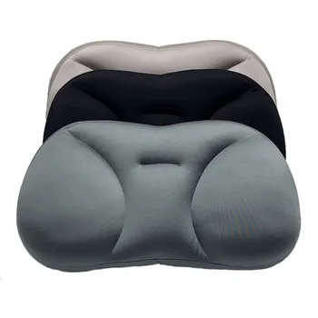 

3D Neck Pillow Air Cusion Head Rest Deep Sleep Addiction Washable Polyester Pillowcase Cover Foam Particles Travel Pillows