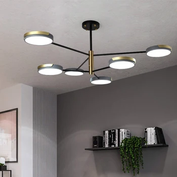 

Nordic luxury chandelier 2019 new postmodern minimalist creative branch chandelier personality LED lighting