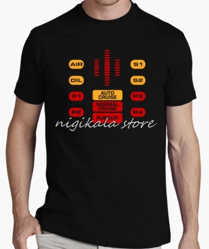 Горячая Распродажа, Летний стиль, CAMISETA EL COCHE FANTASTICO PANEL DE CONTROL KNIGHT RIDER KITT, футболка MAGLIETTA