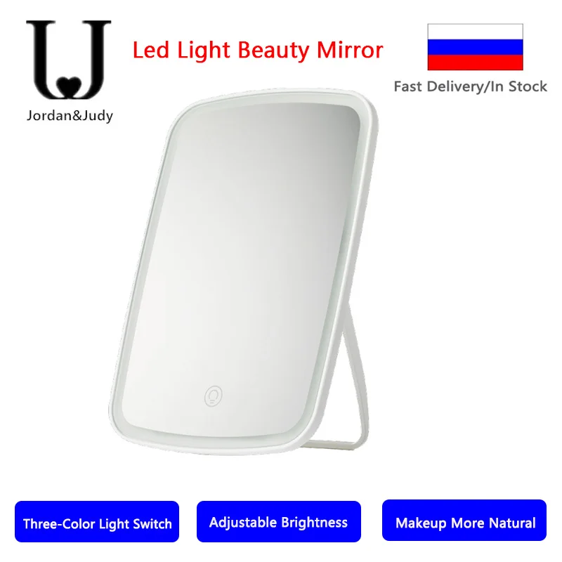 Jordan Judy Desktop Makeup Mirror With Led Light Three Color