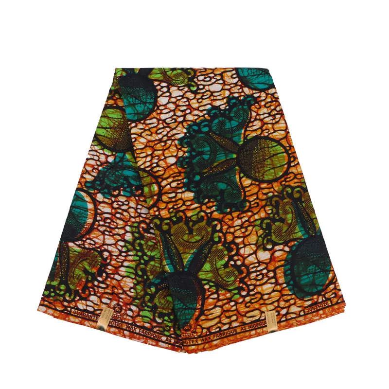 2018-Latest-High-Quality-Hot-Sale-100-Cotton-Fabric-6-Yards-African-Dashiki-Printed-Real-Wax