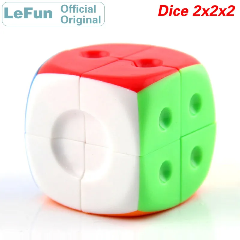 LeFun игральные кости 2x2x2 магический куб смайлик 2x2 Скорость твисти головоломка головоломки сложный интеллект Развивающие игрушки для детей