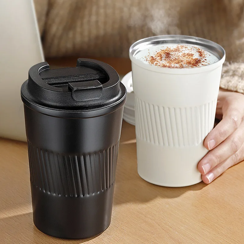 350ml Kawaii Reusable Coffee Cups Stainless Steel Outdoor Portable Travel Car mug Thermos Double Wall | Дом и сад