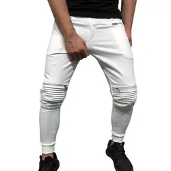 HEFLASHOR мужские повседневные брюки 2019 новые тонкие брюки с эластичной резинкой на талии мужские тонкие спортивные штаны однотонные штаны для