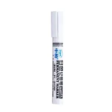 

1 pc White Ink Marker Pen Oily Blackboard Pens Waterproof 3.0mm Quick-drying DIY Width Permanent Pen Marker For Drawing Lin P2X3