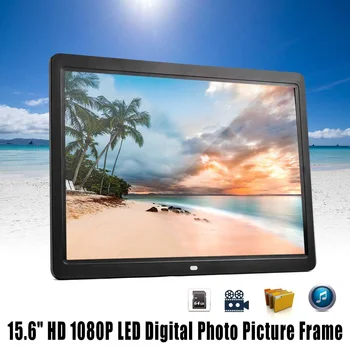 

15.6 Inch Full HD Digital Photo Frame Picture LED Media Movie Album Play with Remote Control