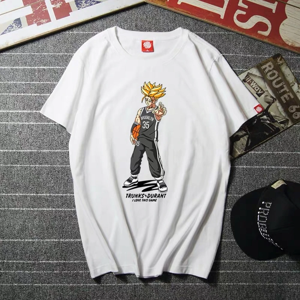 Dragon Z Ball футболка Сон Гоку Супер Saiyan мультфильм Футболка Harajuku японский аниме косплей модные забавные мужские хлопковые с коротким рукавом