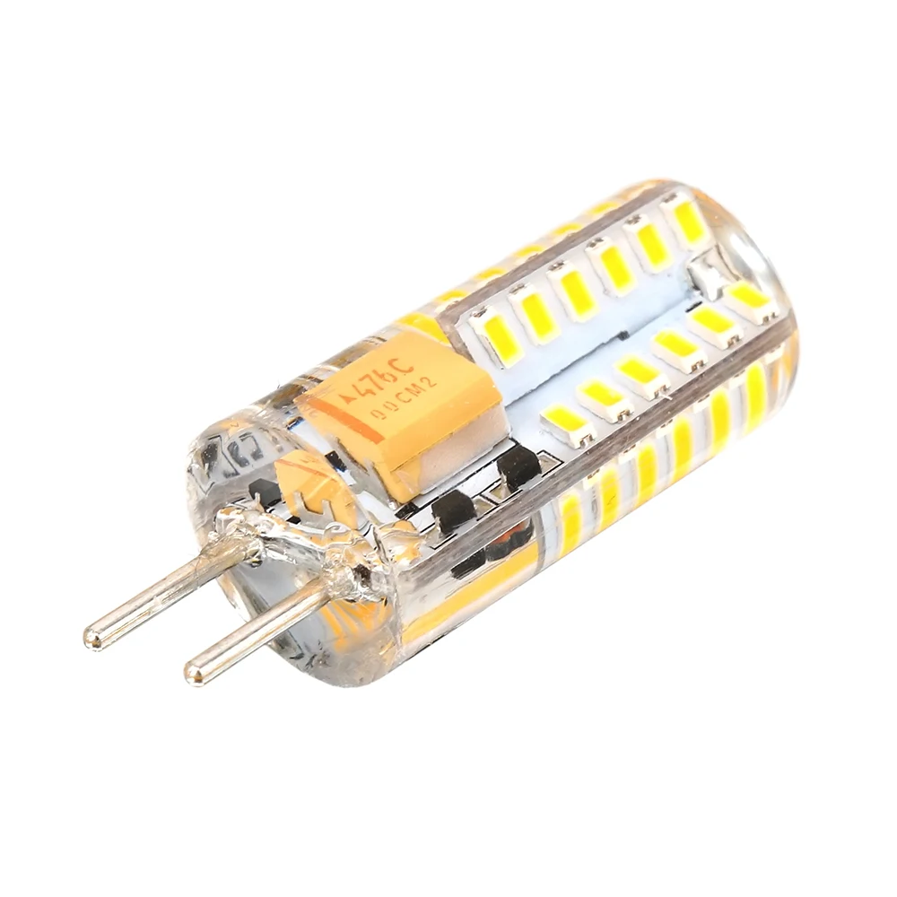 GY6.35 светильник-излучающая Диодная лампочка AC/DC12V 2W 350lm 48-3014SMD галогенная лампа кукурузная хрустальная люстра светильник