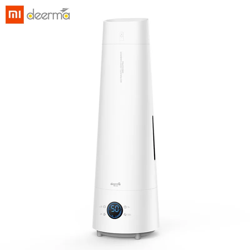 Xiaomi Deerma 25 Вт/4l умный увлажнитель воздуха с сенсорным экраном, стоящий увлажнитель 12 h, регулируемая влажность с дистанционным управлением