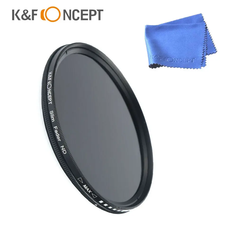 K& F концепция ND2-400 Фейдер нейтральной плотности ND фильтр для nd фильтра 67 мм переменный в фильтр камеры для Canon Nikon sony DSLR