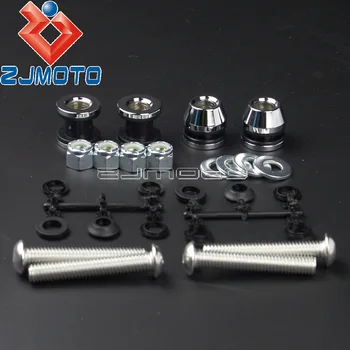 

2003-2017 Motorcycle Sissy Bar Backrest Mounting Docking Hardware Kit For Harley Softail Fatboy Night Train Heritage Springer