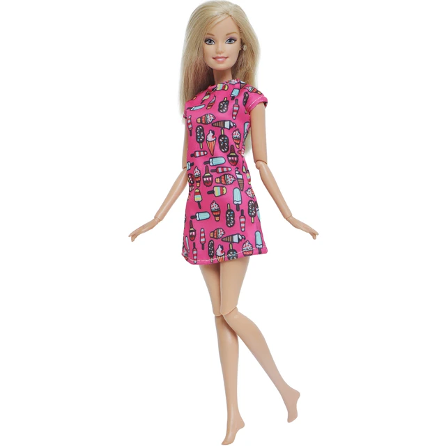 Robe rose pour Poupée Barbie - Accessoires Fashionistas - Mattel